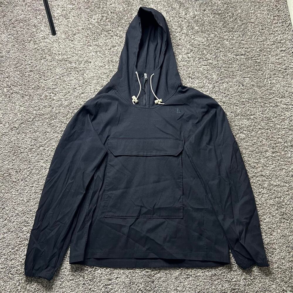 The north face black windbreaker